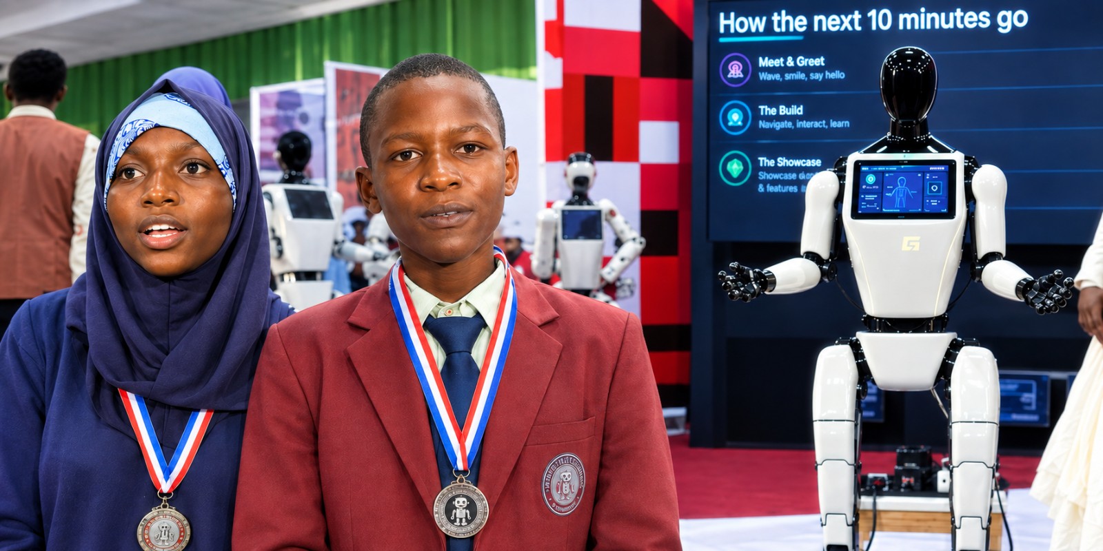This Humanoid Teaching Robot Was Built by Secondary School Students in Borno