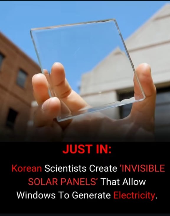Scientists in Korea recently created Solar panel that allows windows to generate electricity. When I thought. Researchers in South Korea (Incheon National University, led by Prof. Joondong Kim,…